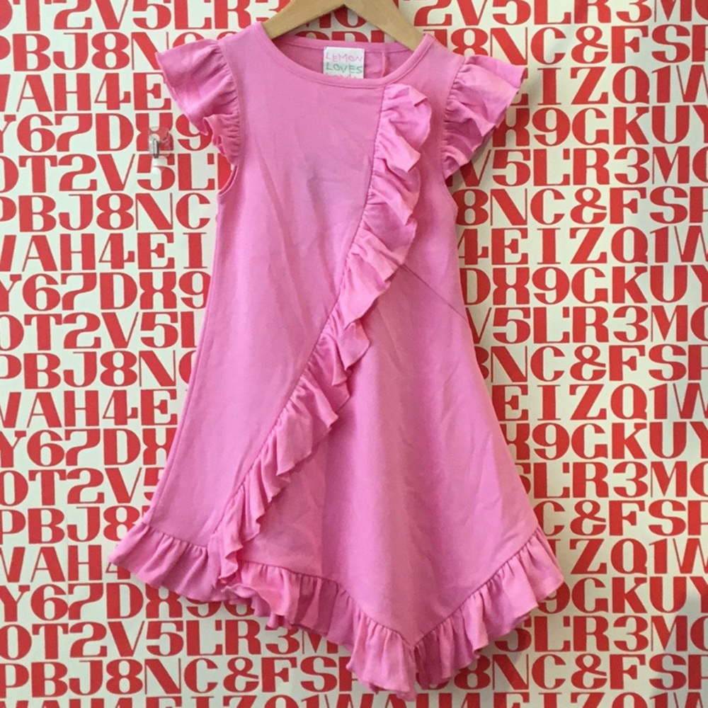 Lemon Loves Lime, Pink Frilly Dress, NEW WITH TAGS
